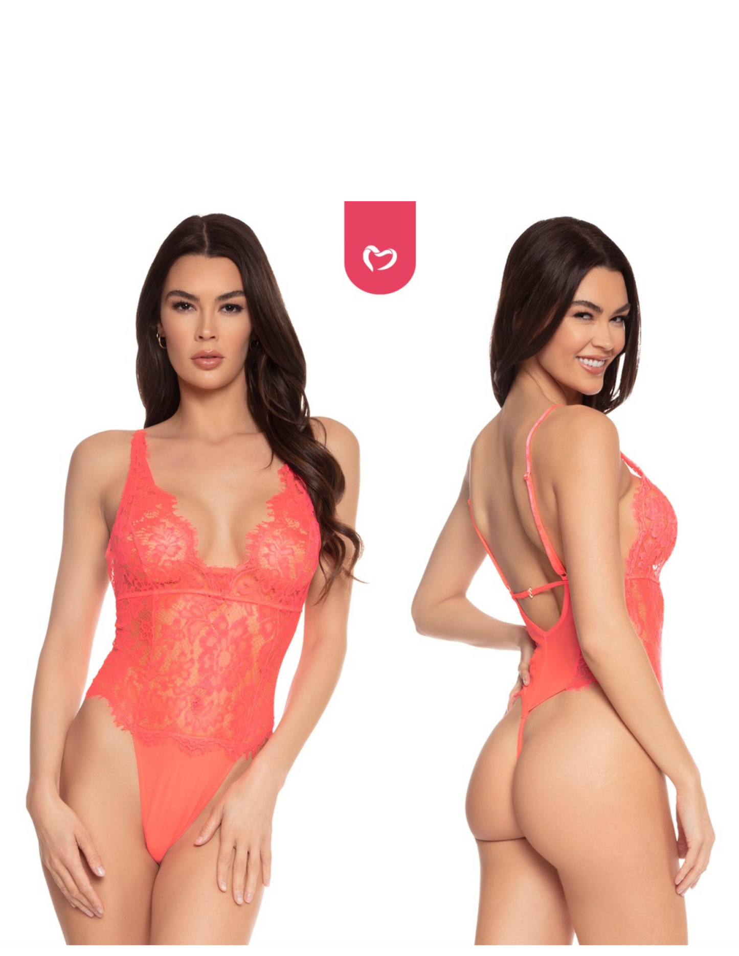 Eyelash Lace & Mesh Teddy