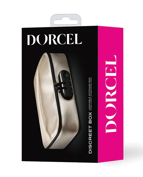 Dorcel Discreet Lockable Storage Box - GOLD
