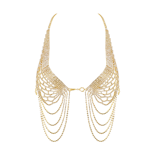 Rhinestone Net Halter
